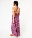 Robe longue à fines bretelles et dos nu femme[MISSING]